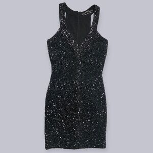 All‎ Saints Caiza Sequin Embellished Mini Dress